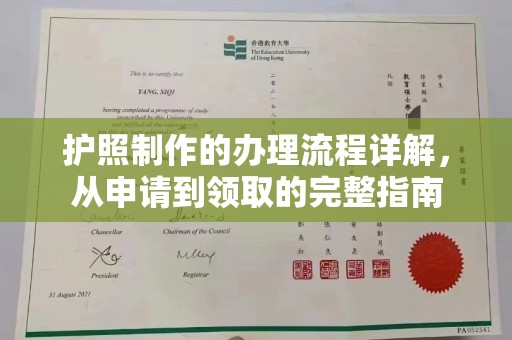 封丘护照制作的办理流程详解，从申请到领取的完整指南