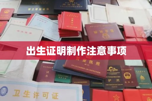 封丘出生证明制作注意事项