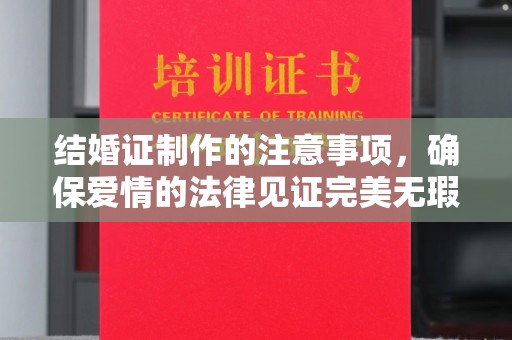 封丘结婚证制作的注意事项，确保爱情的法律见证完美无瑕